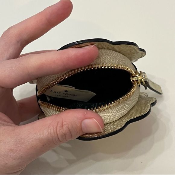 Kate Spade Oh Honey Bee Hive Coin Purse Down the Rabbit Hope - Picture 4 of 6